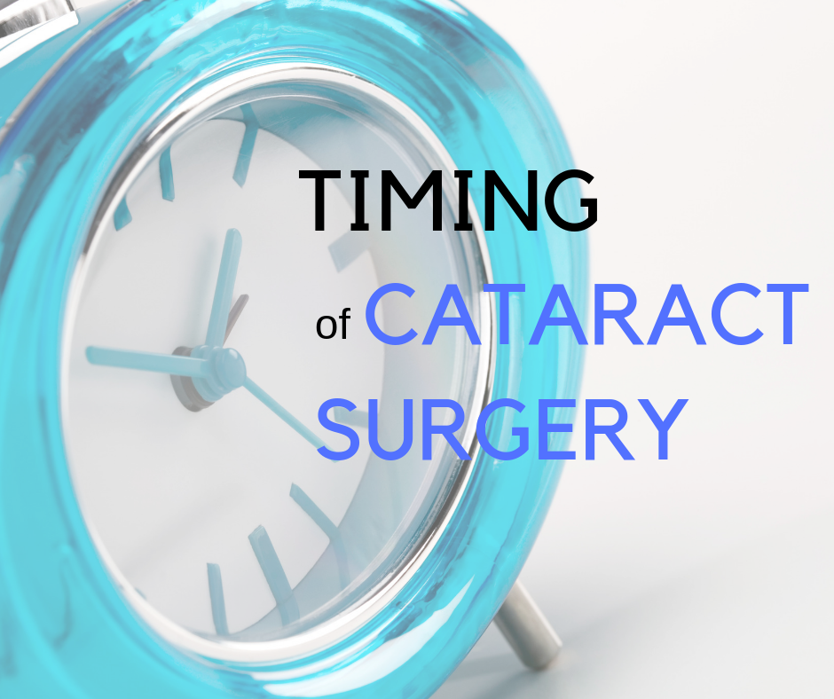 The Right Timing of Cataract Surgery | Burlington County Eye Physicians