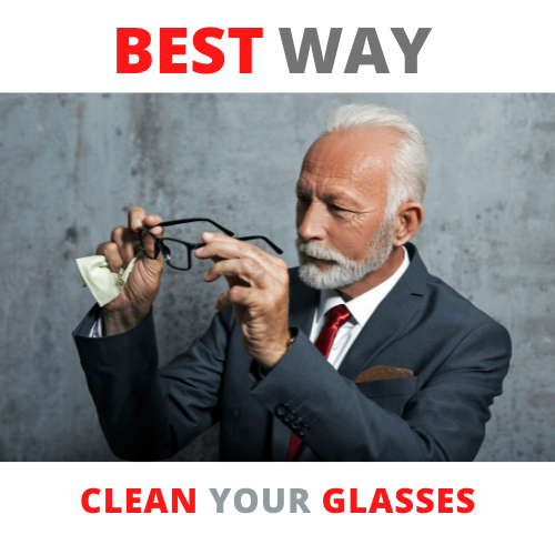 The best way to clean your glasses